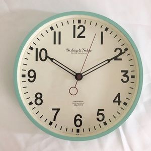 Teal Wall Clock